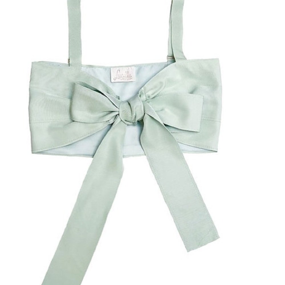 Lucille Reynolds Mint Green Bow Top